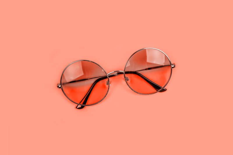 Red-tinted Sunglasses